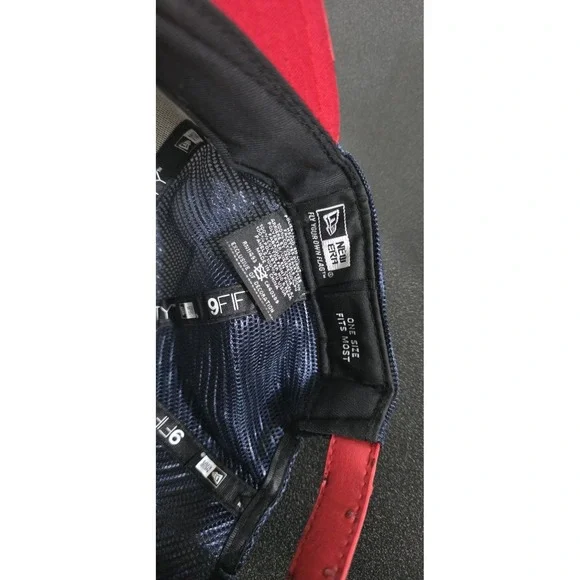 3pc New Era Hat Cap Houston Oilers Texans Sz 6 7/8 Fitted NFL Football Texas EUC - Picture 9 of 9